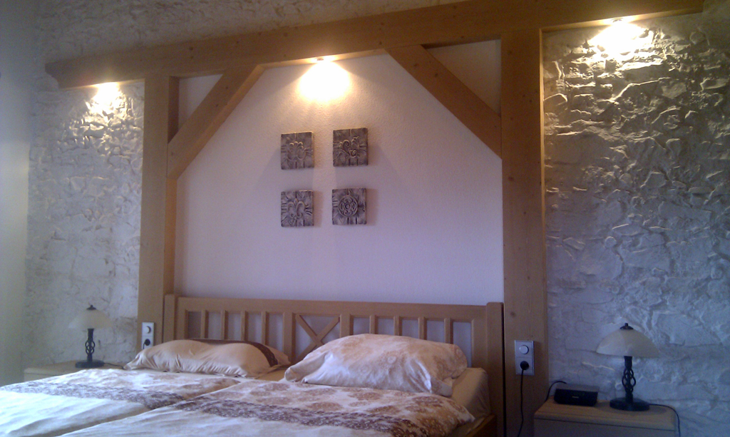 Steinwand wohnzimmer riemchen ~ kreative deko ideen und ...